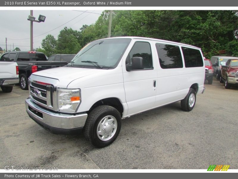 Oxford White / Medium Flint 2010 Ford E Series Van E350 XL Passenger
