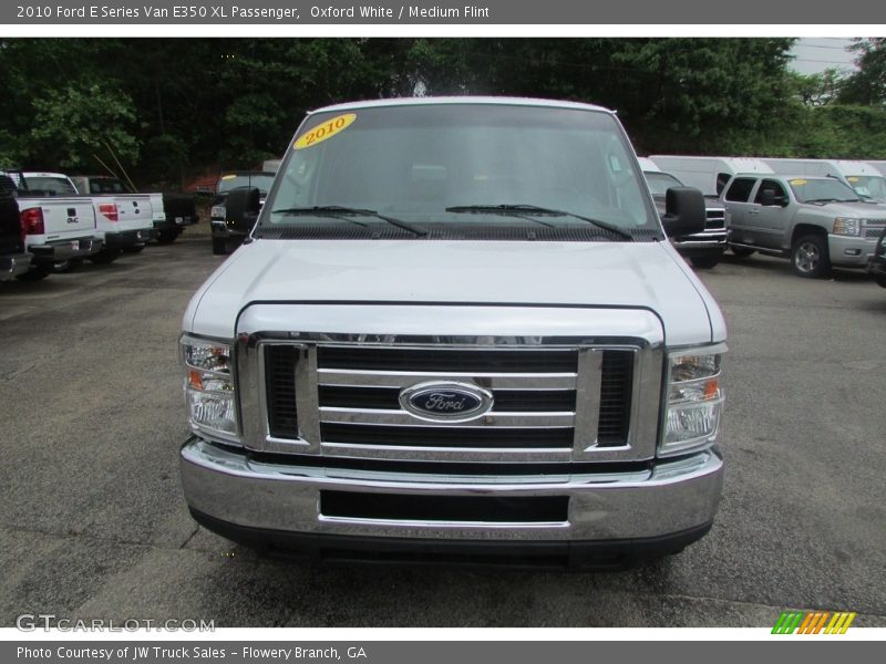 Oxford White / Medium Flint 2010 Ford E Series Van E350 XL Passenger