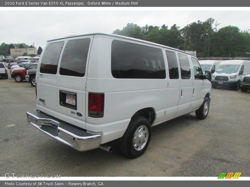 Oxford White / Medium Flint 2010 Ford E Series Van E350 XL Passenger