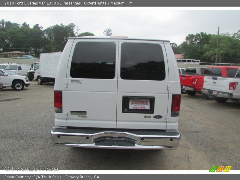 Oxford White / Medium Flint 2010 Ford E Series Van E350 XL Passenger