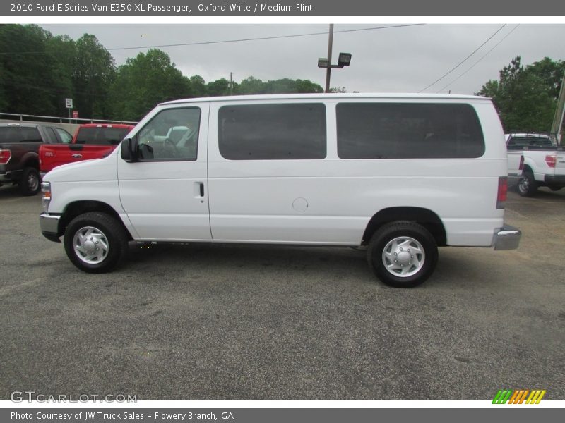 Oxford White / Medium Flint 2010 Ford E Series Van E350 XL Passenger
