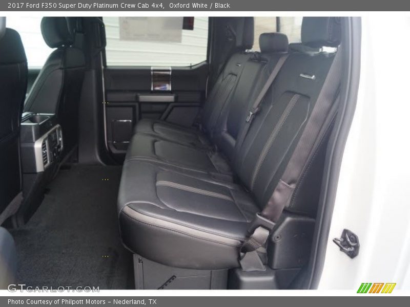 Oxford White / Black 2017 Ford F350 Super Duty Platinum Crew Cab 4x4