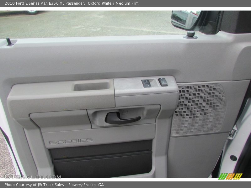 Oxford White / Medium Flint 2010 Ford E Series Van E350 XL Passenger