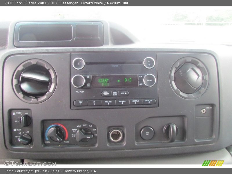 Oxford White / Medium Flint 2010 Ford E Series Van E350 XL Passenger