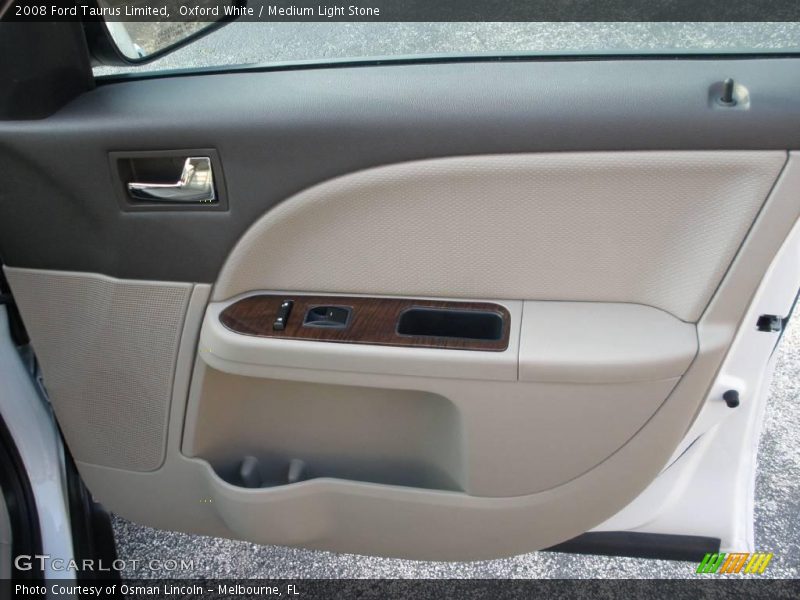 Oxford White / Medium Light Stone 2008 Ford Taurus Limited