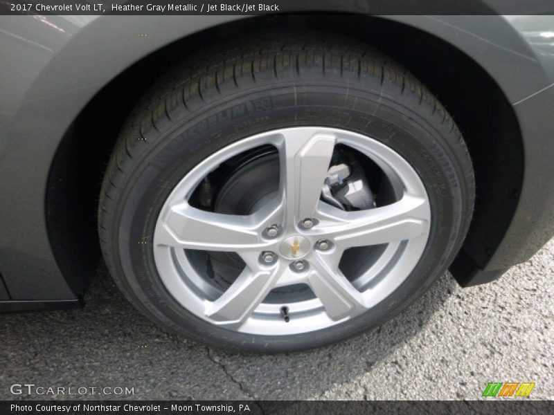 Heather Gray Metallic / Jet Black/Jet Black 2017 Chevrolet Volt LT
