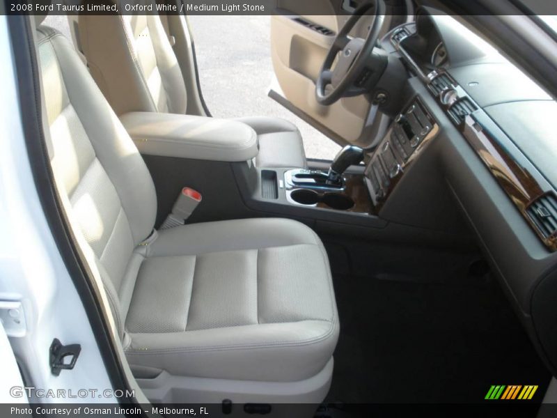 Oxford White / Medium Light Stone 2008 Ford Taurus Limited