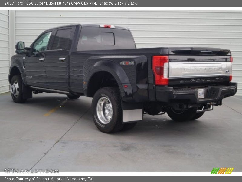 Shadow Black / Black 2017 Ford F350 Super Duty Platinum Crew Cab 4x4