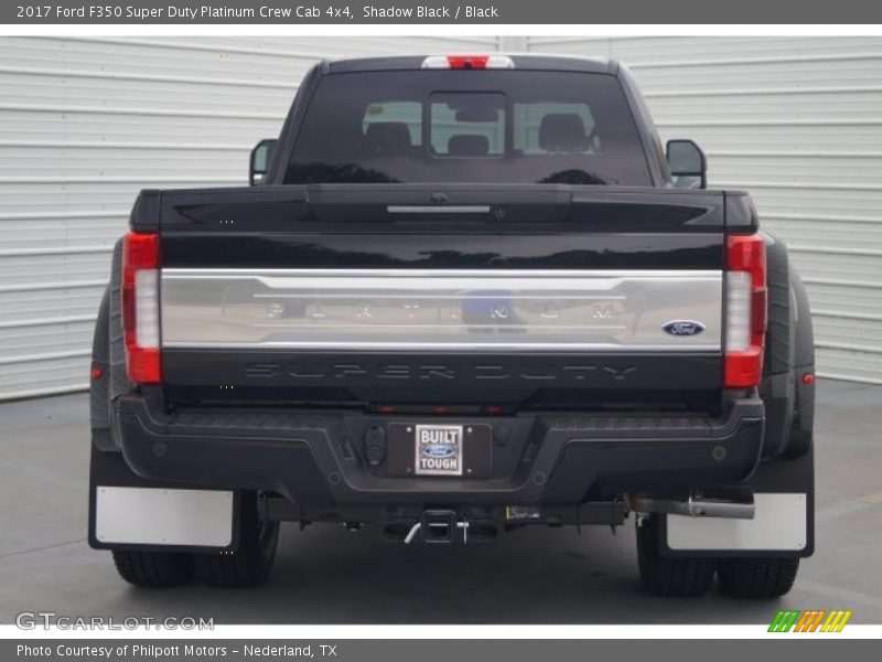 Shadow Black / Black 2017 Ford F350 Super Duty Platinum Crew Cab 4x4
