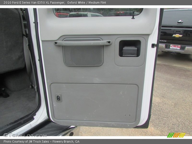 Oxford White / Medium Flint 2010 Ford E Series Van E350 XL Passenger