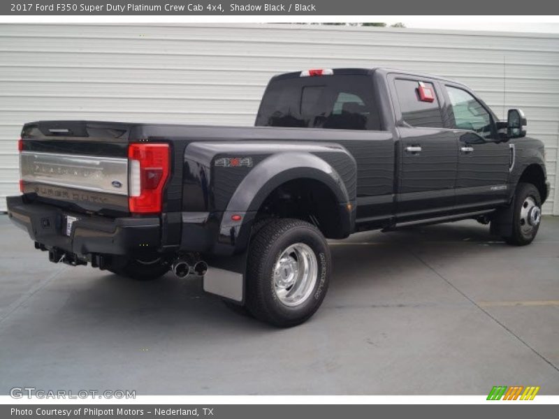 Shadow Black / Black 2017 Ford F350 Super Duty Platinum Crew Cab 4x4