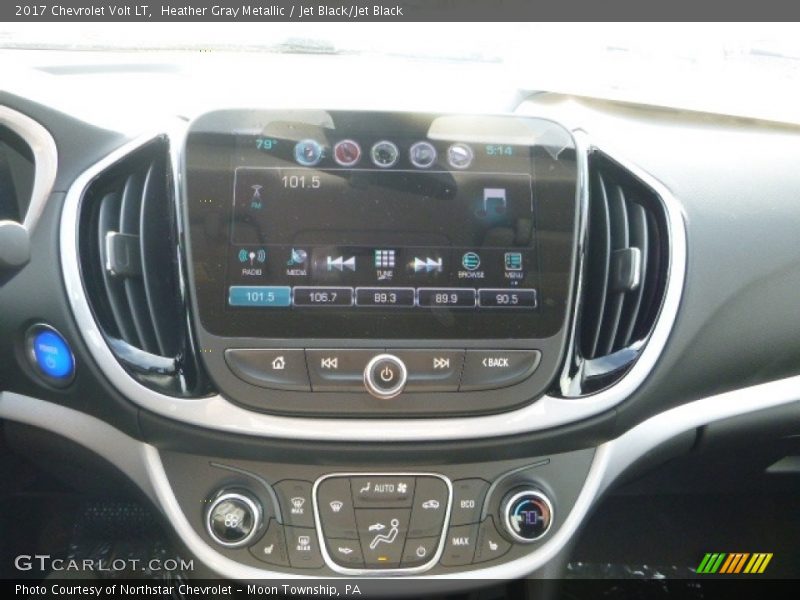 Heather Gray Metallic / Jet Black/Jet Black 2017 Chevrolet Volt LT