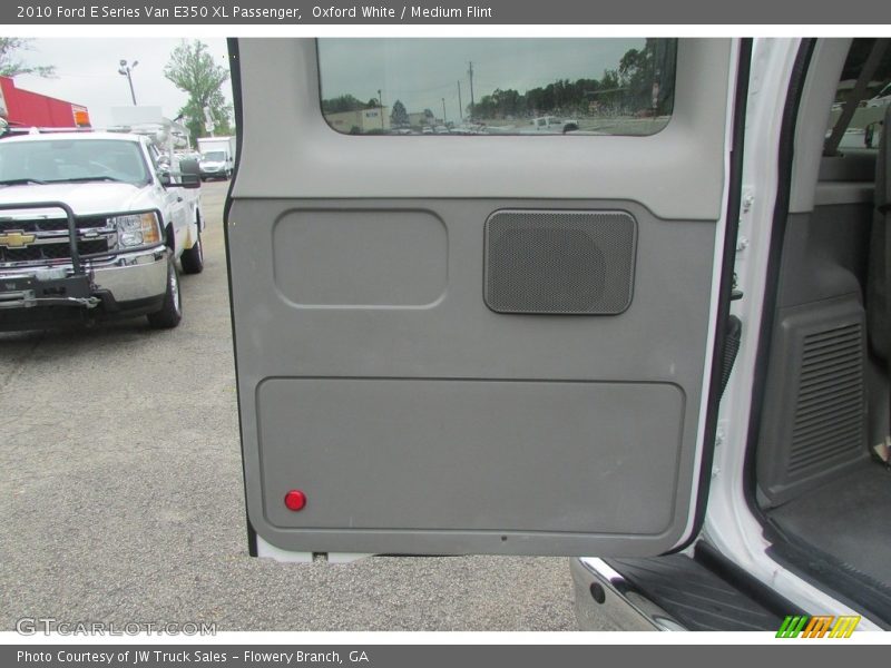 Oxford White / Medium Flint 2010 Ford E Series Van E350 XL Passenger