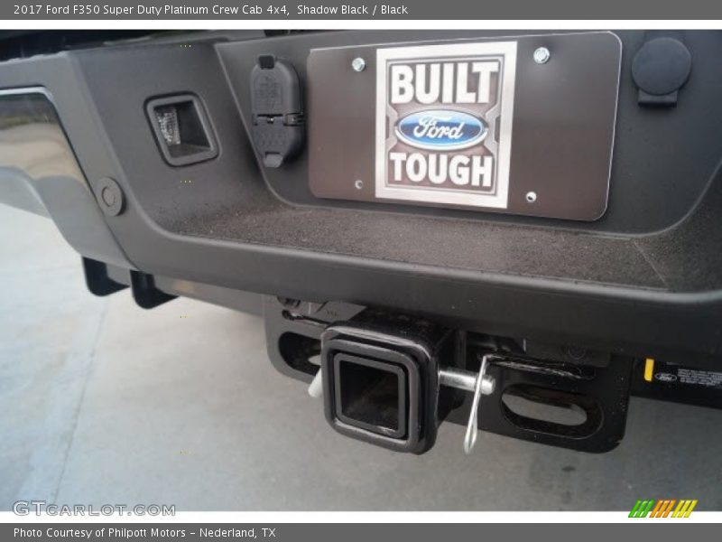 Shadow Black / Black 2017 Ford F350 Super Duty Platinum Crew Cab 4x4