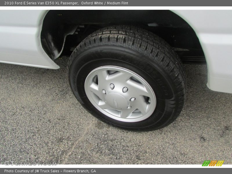 Oxford White / Medium Flint 2010 Ford E Series Van E350 XL Passenger