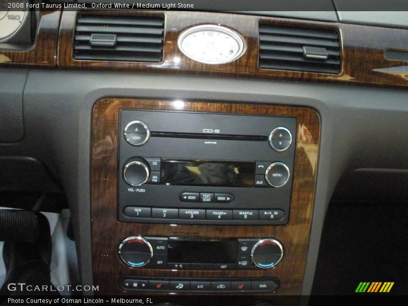 Oxford White / Medium Light Stone 2008 Ford Taurus Limited