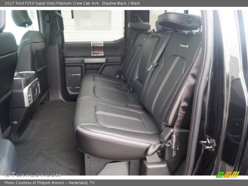 Shadow Black / Black 2017 Ford F350 Super Duty Platinum Crew Cab 4x4
