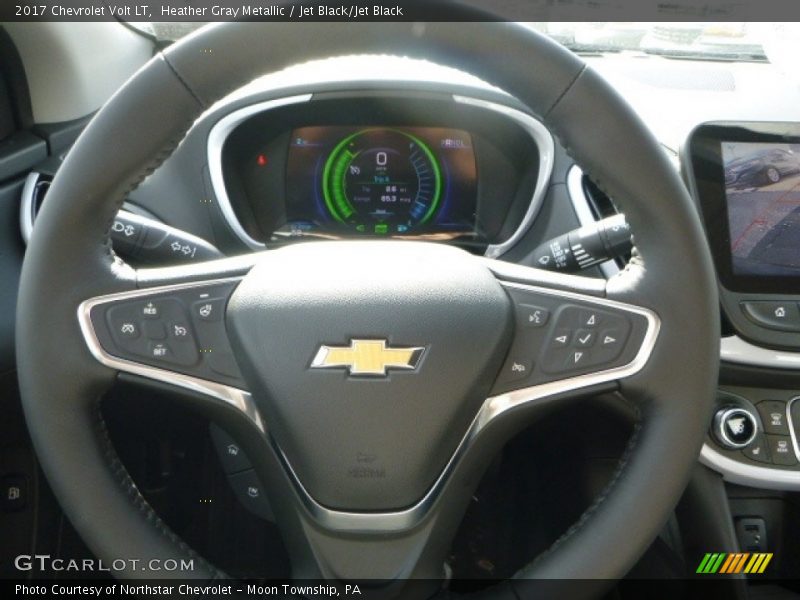 Heather Gray Metallic / Jet Black/Jet Black 2017 Chevrolet Volt LT