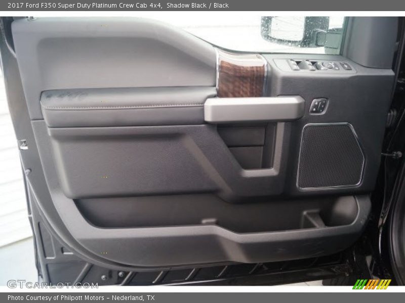 Shadow Black / Black 2017 Ford F350 Super Duty Platinum Crew Cab 4x4