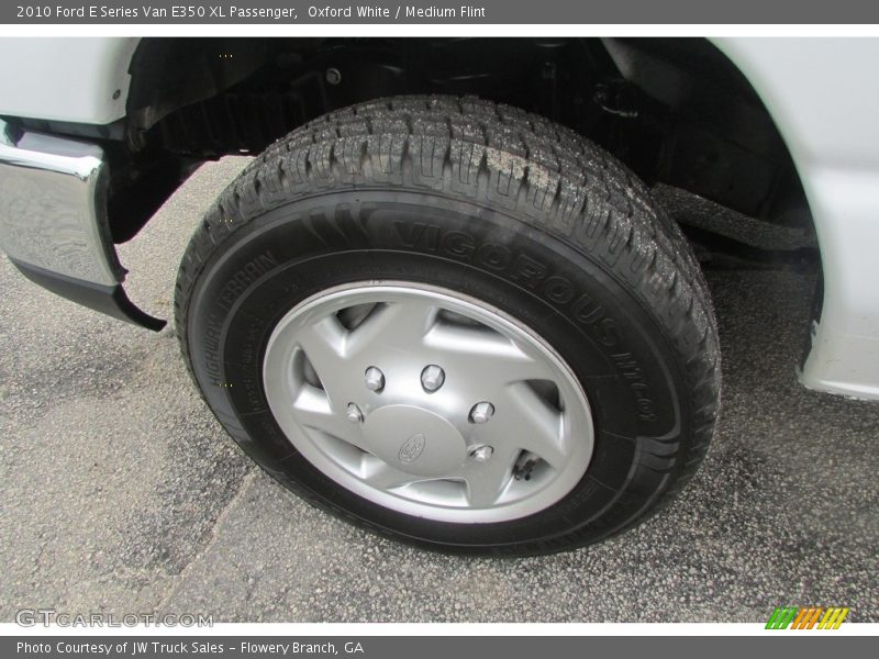 Oxford White / Medium Flint 2010 Ford E Series Van E350 XL Passenger