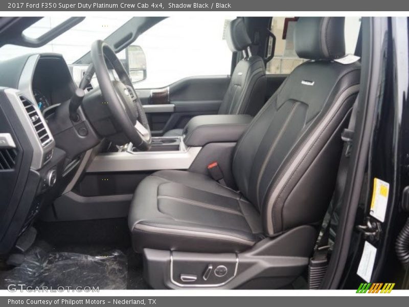 Shadow Black / Black 2017 Ford F350 Super Duty Platinum Crew Cab 4x4