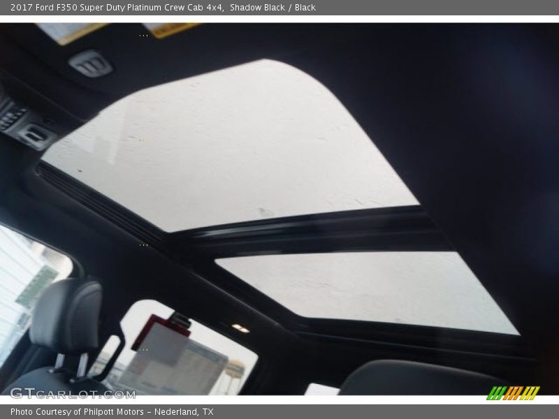 Shadow Black / Black 2017 Ford F350 Super Duty Platinum Crew Cab 4x4