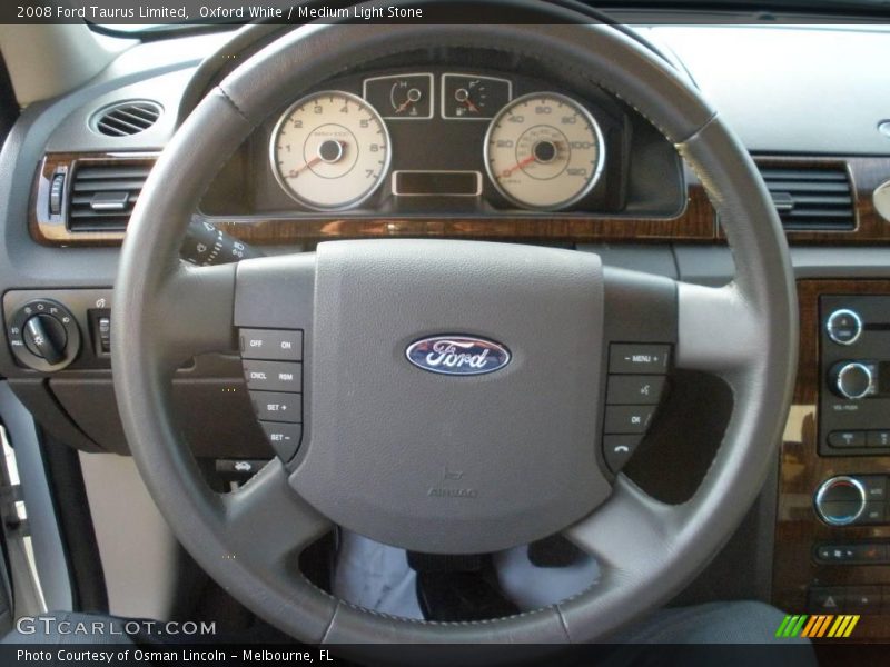 Oxford White / Medium Light Stone 2008 Ford Taurus Limited