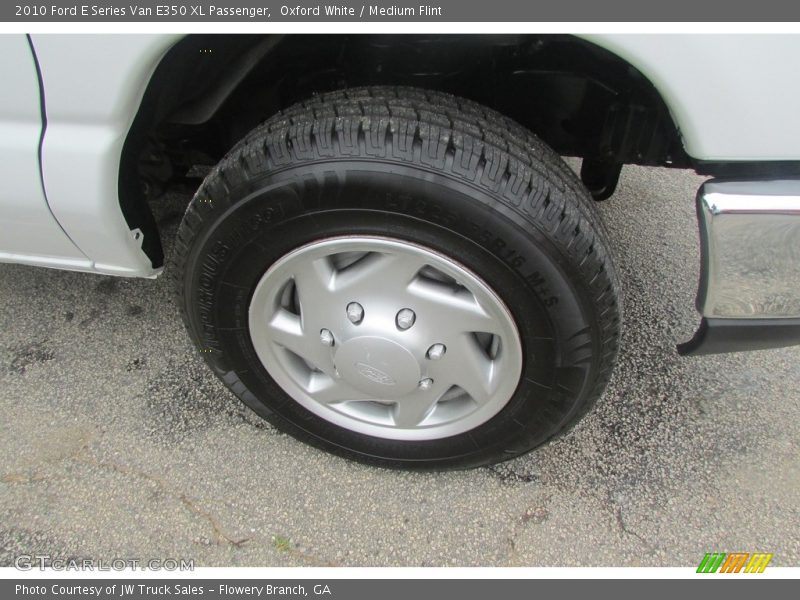 Oxford White / Medium Flint 2010 Ford E Series Van E350 XL Passenger