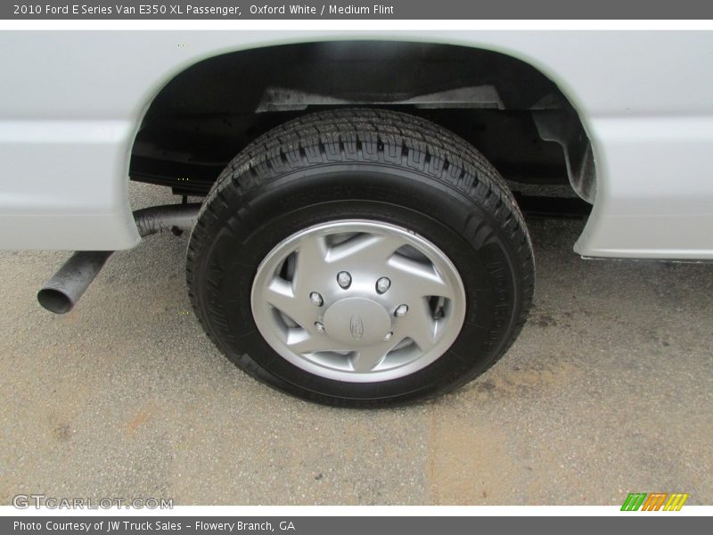 Oxford White / Medium Flint 2010 Ford E Series Van E350 XL Passenger