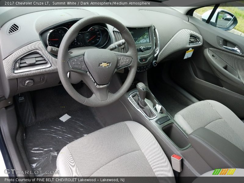 Summit White / Dark Atmosphere/Medium Atmosphere 2017 Chevrolet Cruze LT