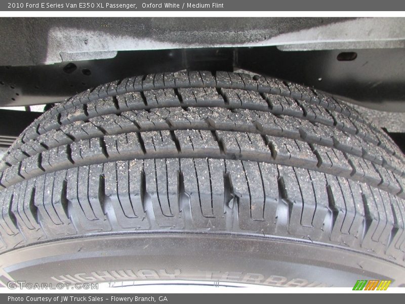 Oxford White / Medium Flint 2010 Ford E Series Van E350 XL Passenger