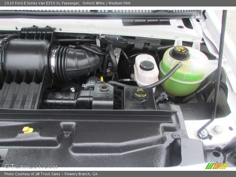 Oxford White / Medium Flint 2010 Ford E Series Van E350 XL Passenger