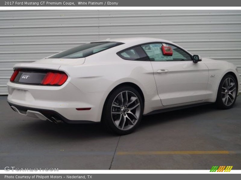 White Platinum / Ebony 2017 Ford Mustang GT Premium Coupe