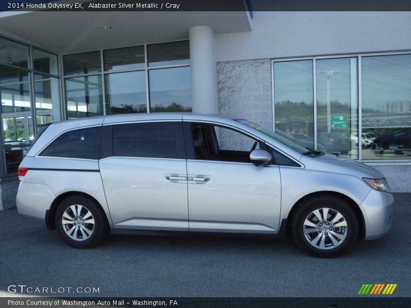 Alabaster Silver Metallic / Gray 2014 Honda Odyssey EX