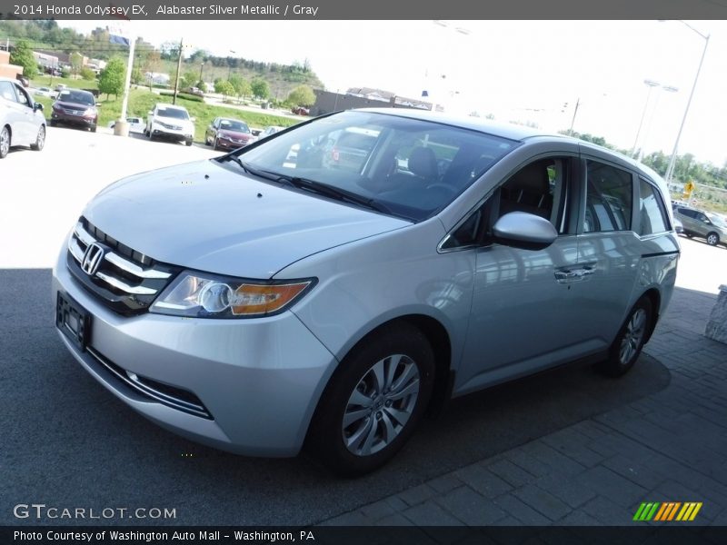 Alabaster Silver Metallic / Gray 2014 Honda Odyssey EX