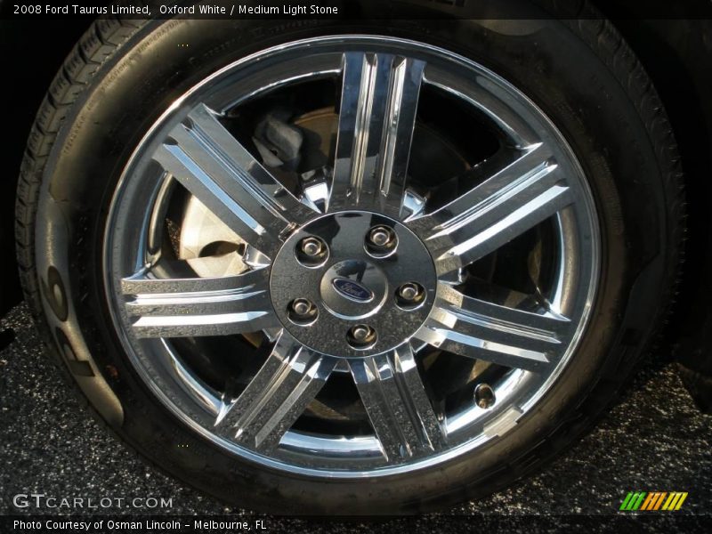 Oxford White / Medium Light Stone 2008 Ford Taurus Limited