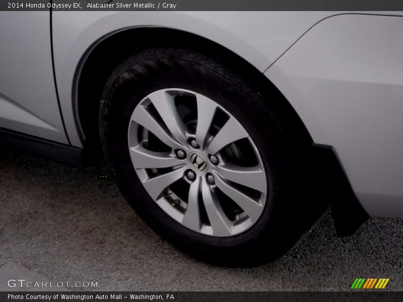 Alabaster Silver Metallic / Gray 2014 Honda Odyssey EX