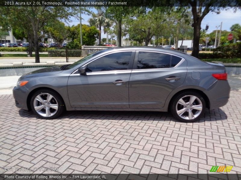 Polished Metal Metallic / Parchment 2013 Acura ILX 2.0L Technology