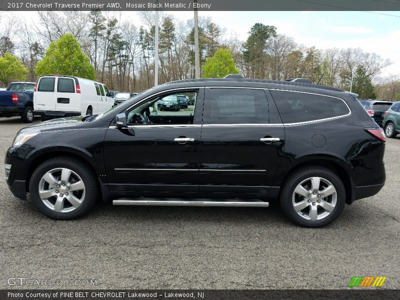 Mosaic Black Metallic / Ebony 2017 Chevrolet Traverse Premier AWD