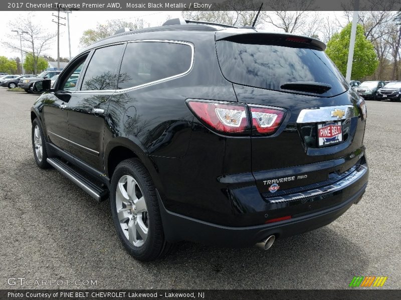 Mosaic Black Metallic / Ebony 2017 Chevrolet Traverse Premier AWD