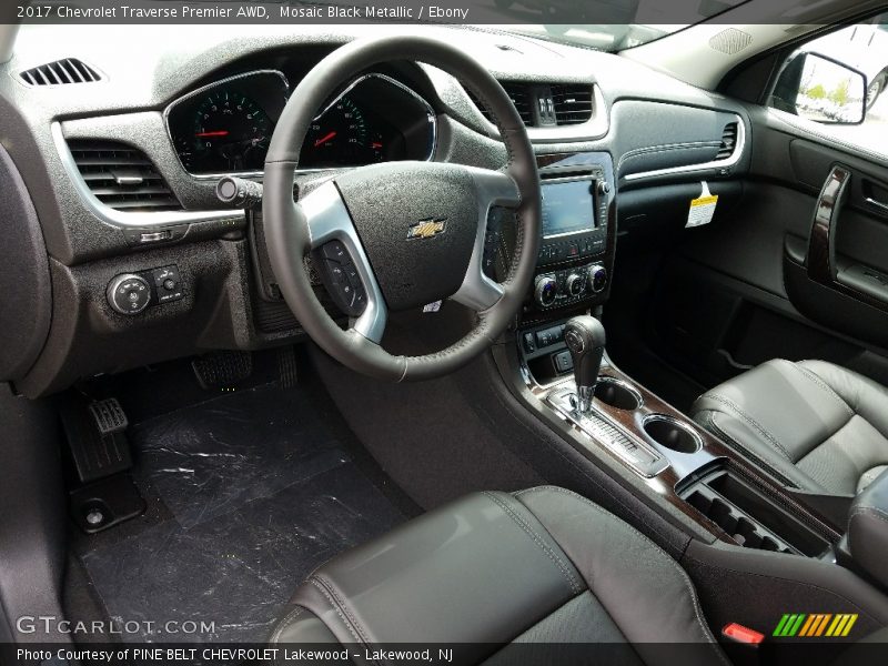 Mosaic Black Metallic / Ebony 2017 Chevrolet Traverse Premier AWD