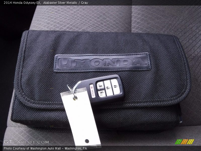 Alabaster Silver Metallic / Gray 2014 Honda Odyssey EX