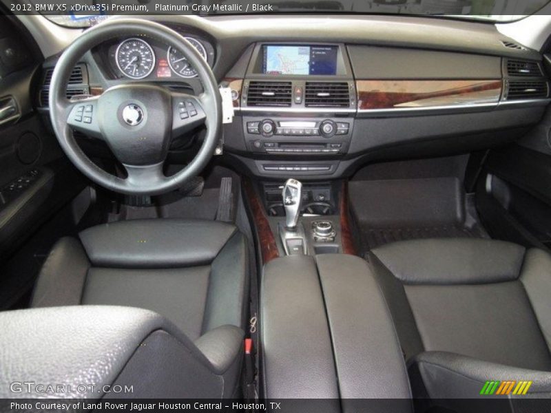 Platinum Gray Metallic / Black 2012 BMW X5 xDrive35i Premium