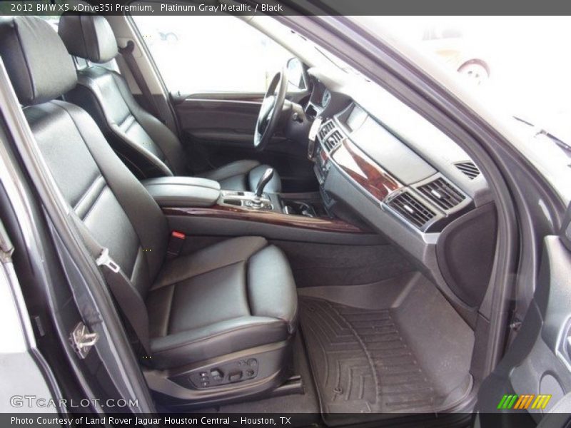 Platinum Gray Metallic / Black 2012 BMW X5 xDrive35i Premium