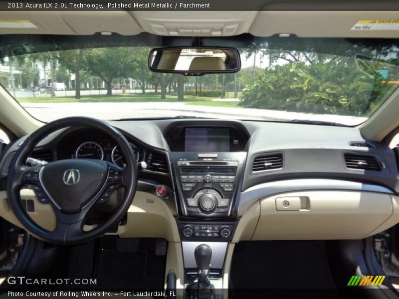 Polished Metal Metallic / Parchment 2013 Acura ILX 2.0L Technology