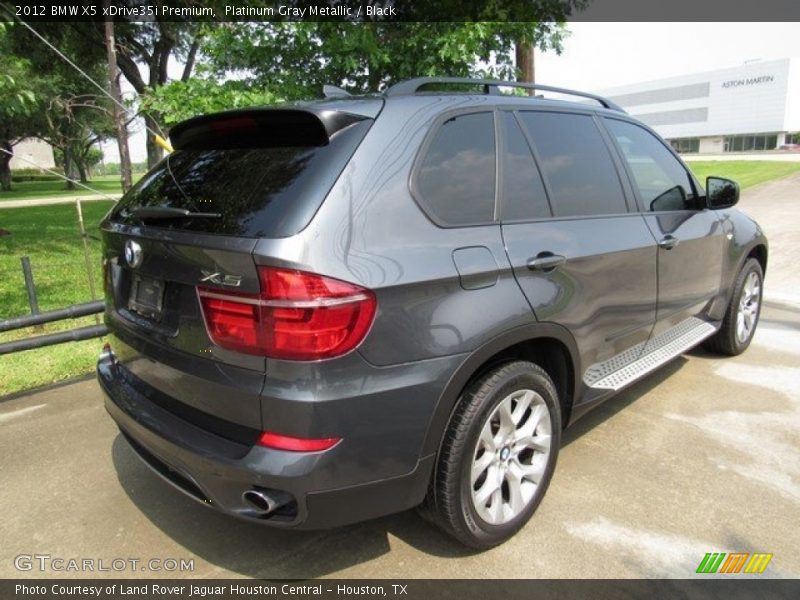 Platinum Gray Metallic / Black 2012 BMW X5 xDrive35i Premium