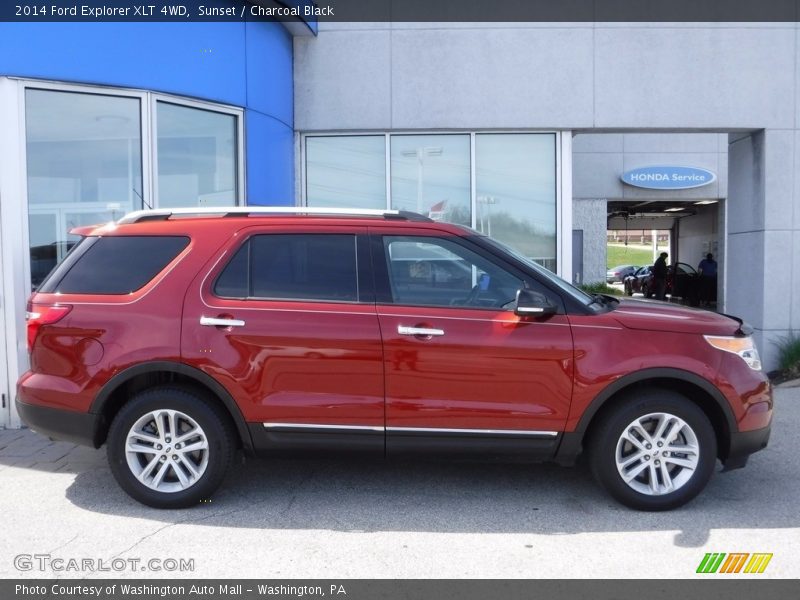 Sunset / Charcoal Black 2014 Ford Explorer XLT 4WD