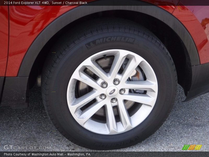 Sunset / Charcoal Black 2014 Ford Explorer XLT 4WD