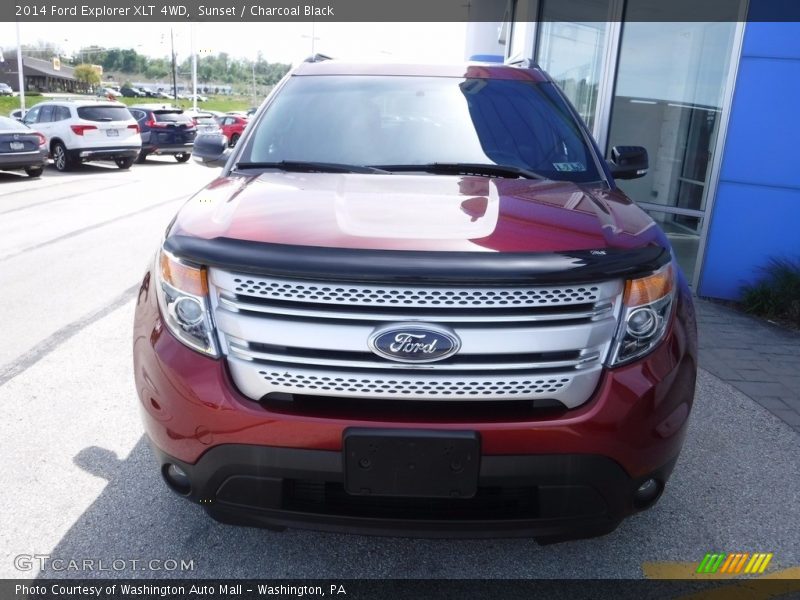 Sunset / Charcoal Black 2014 Ford Explorer XLT 4WD