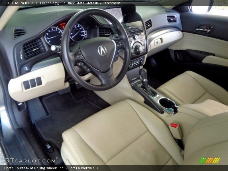 Polished Metal Metallic / Parchment 2013 Acura ILX 2.0L Technology